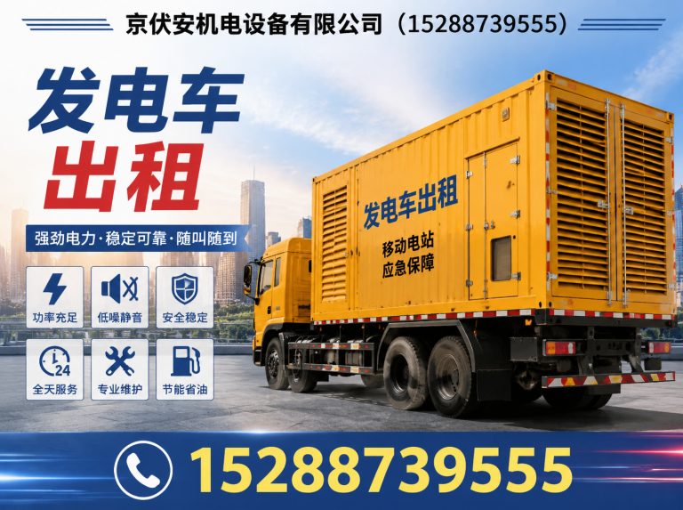 海东应急发电机出租展示图